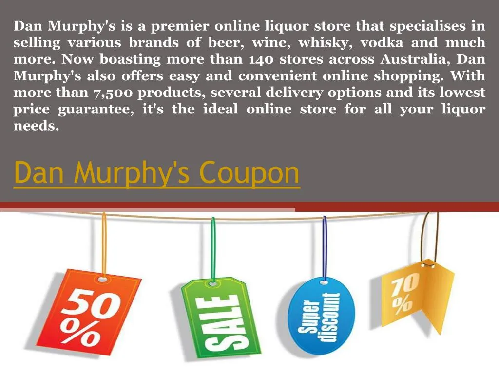 dan murphy s coupon