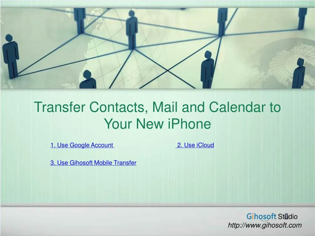transfer contacts mail and calendar to your new iphone