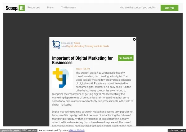 Important of Digital Marketing for Businesses