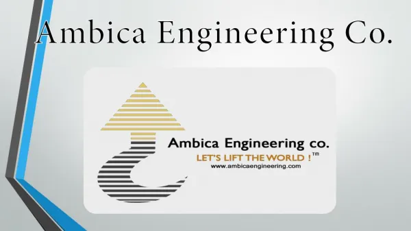 Ambica Engineering Co. - A Leading EOT Crane Company in India