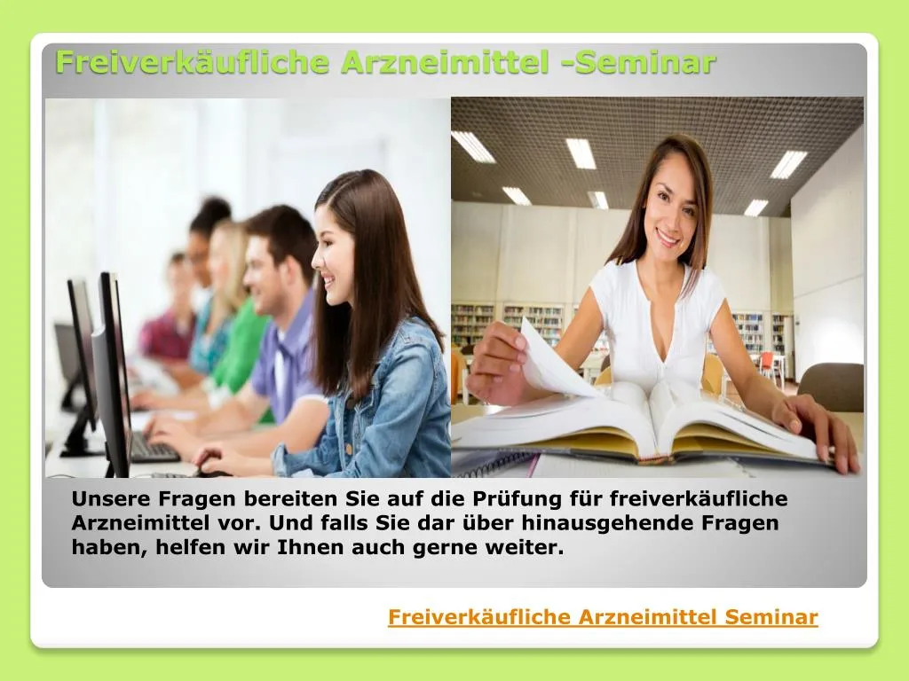 freiverk ufliche arzneimittel seminar