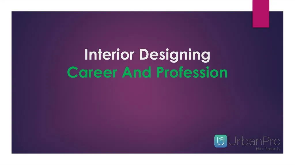 interior designing career and profession