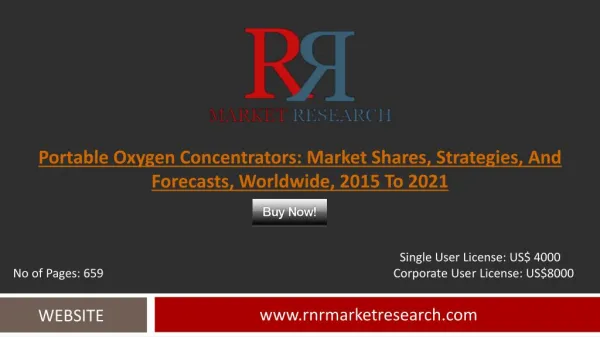 Portable Oxygen Concentrators Market Trends, Challenges and Growth Drivers Research to 2021
