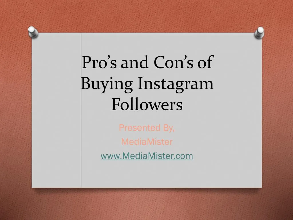 pro s and con s of buying instagram followers