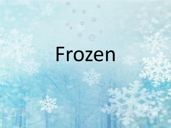 Frozen, Ľadové královstvo