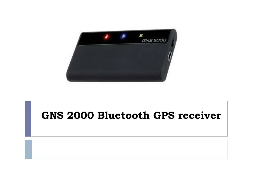 gns 2000 bluetooth gps receiver