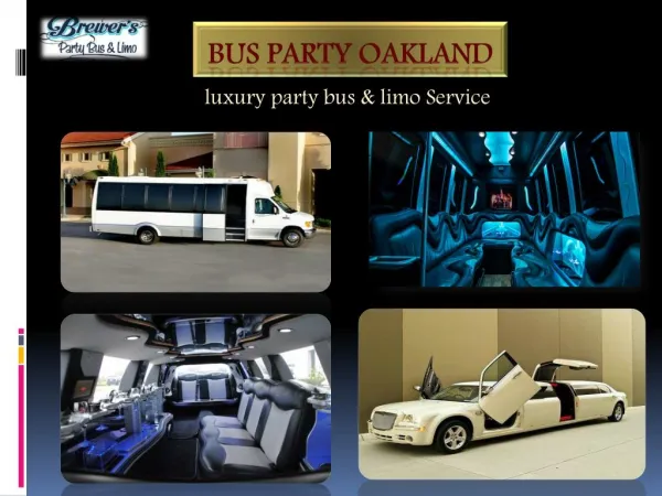 Bus Party Oakland