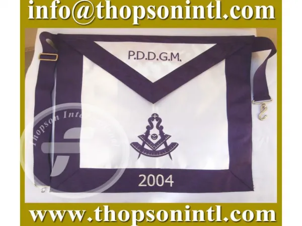 Blue Lodge Past Master Apron