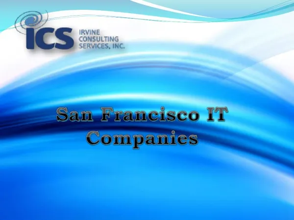 Leading San Francisco IT Services Company