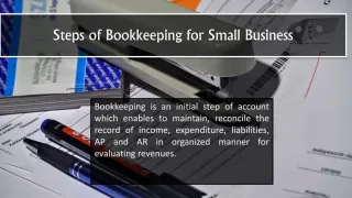 Steps of Bookkeeping for Small Business