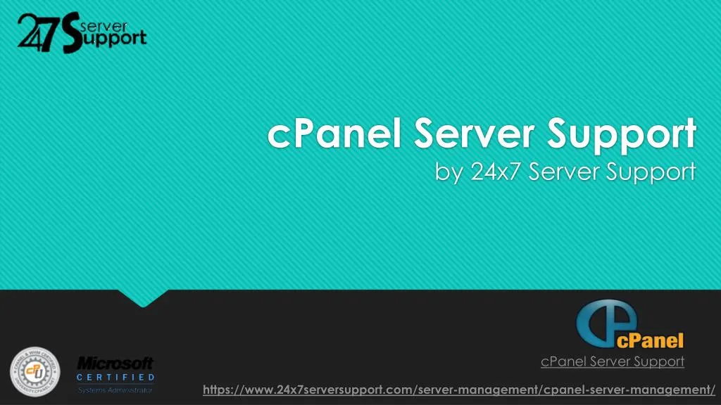 cpanel server support by 24x7 server support