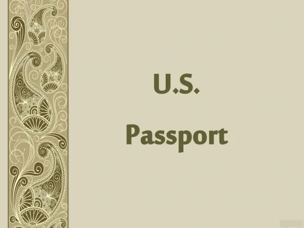 U.S.Passport