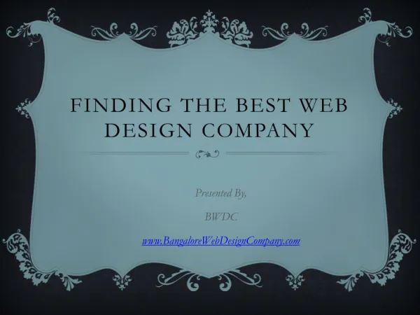 Finding the Best Web Design Company
