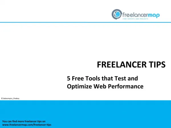 5 Free Tools that Test and Optimize Web Performance
