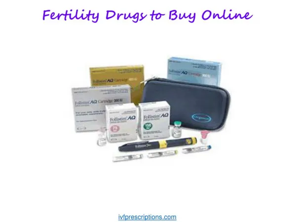 Fertility Drugs to Buy Online