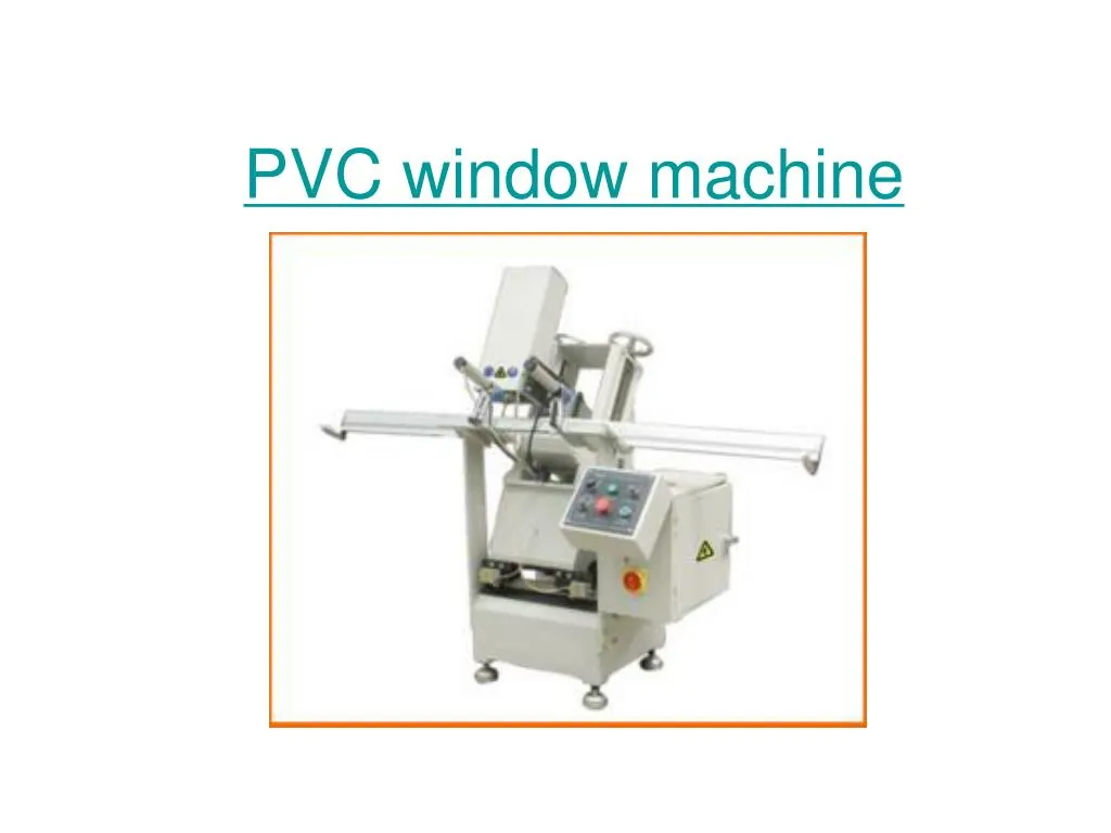 pvc window machine