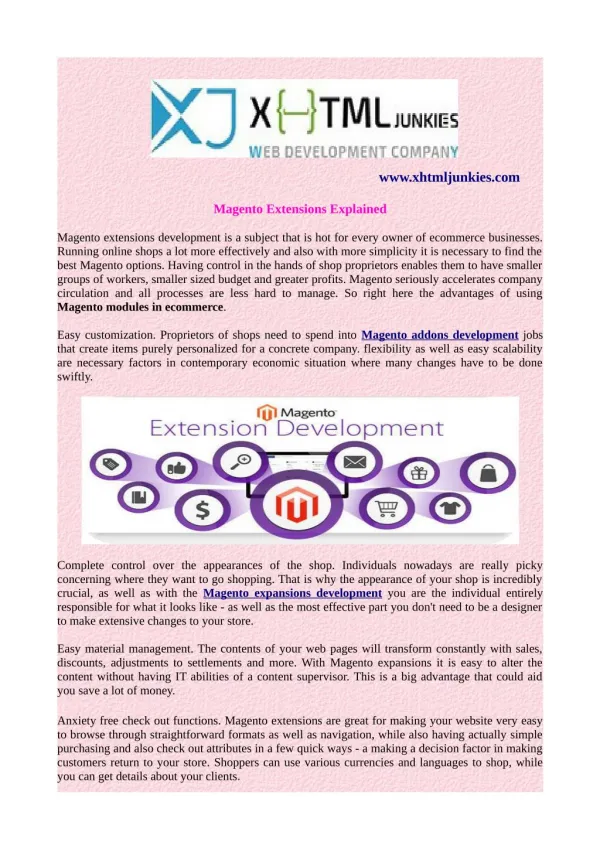 Magento Extensions Explained