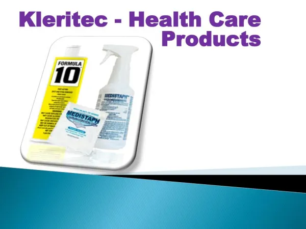 Kleritec Health Care Products