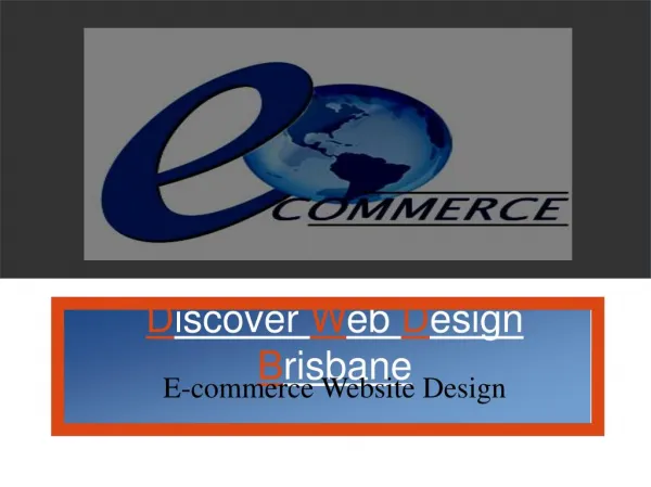 Creative e-commerce website design In Brisbane
