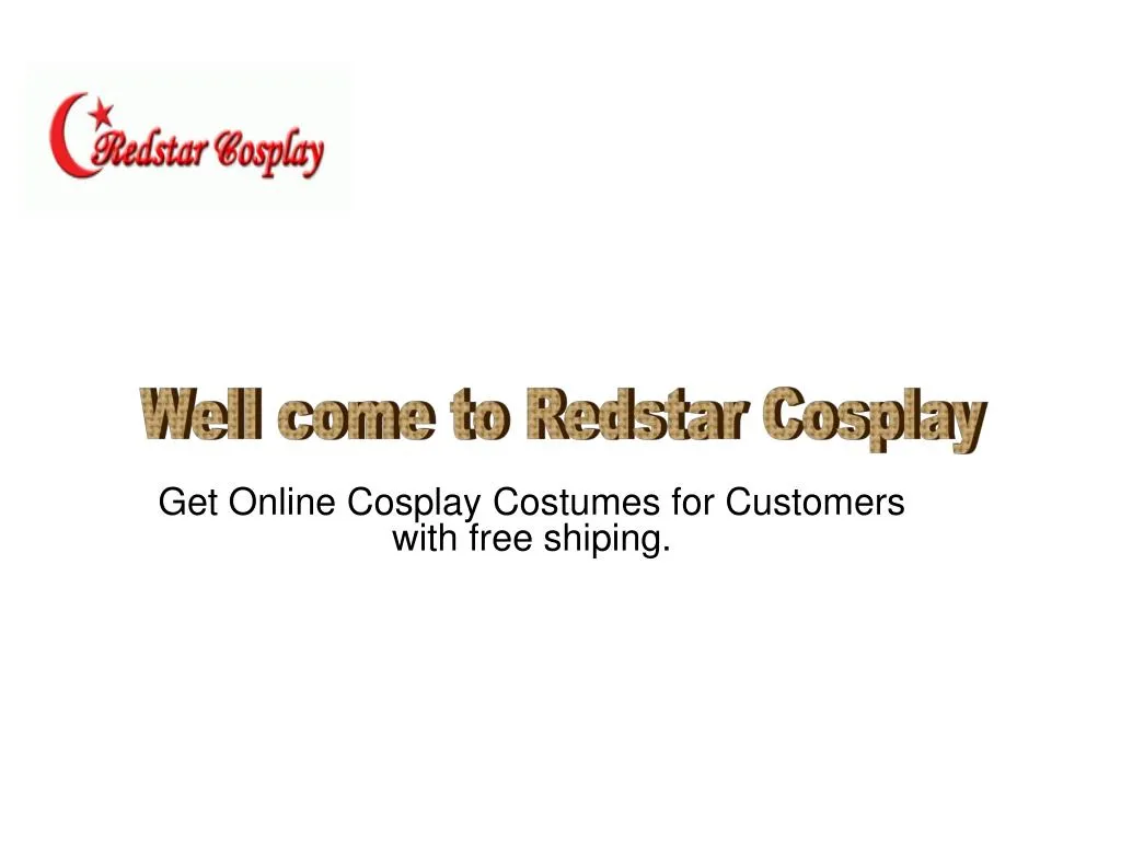 get online cosplay costumes for customers with free shiping