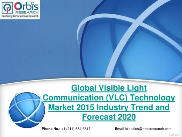2015 Global Visible Light Communication (VLC) Technology Market Key Manufacturers Analysis