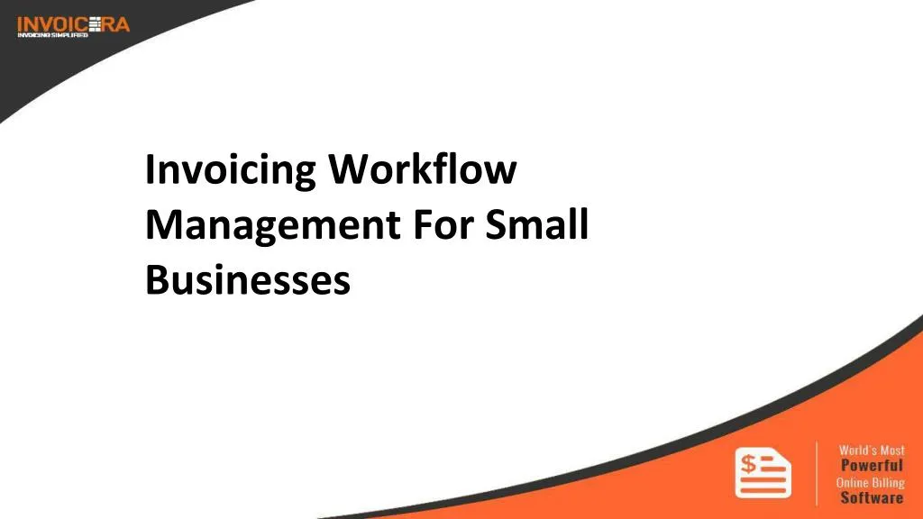 invoicing workflow management for small businesses