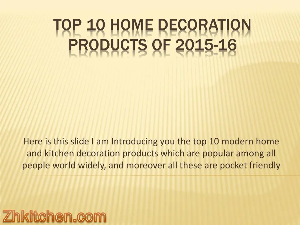 top 10 home decoration products of 2015 16