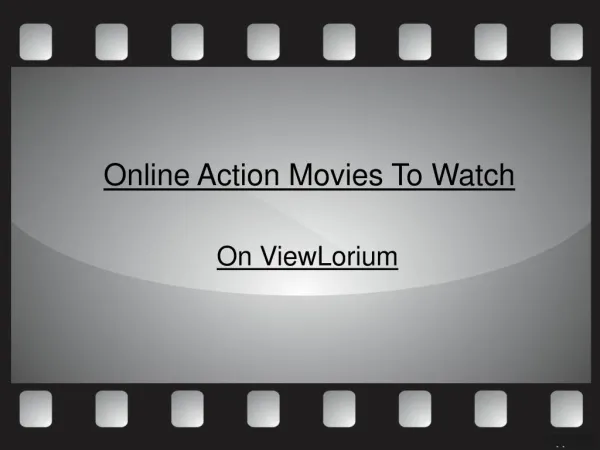Online Action Movies To Watch On ViewLorium