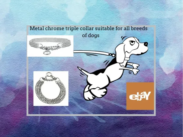 Metal chrome triple collar