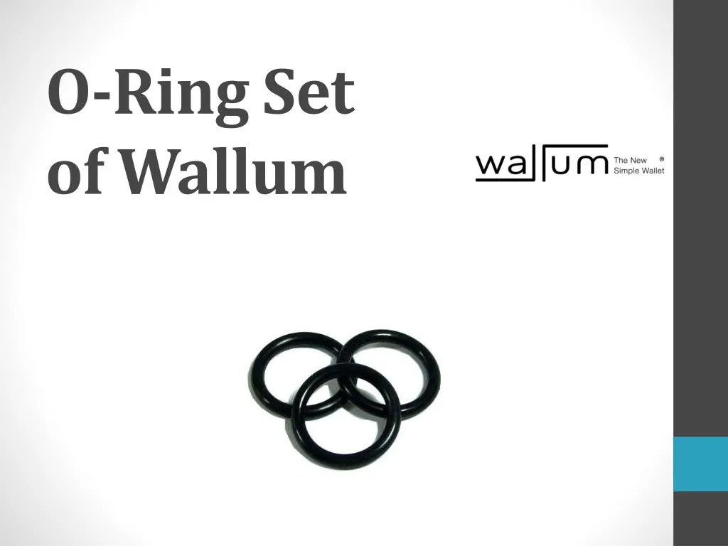 o ring set of wallum