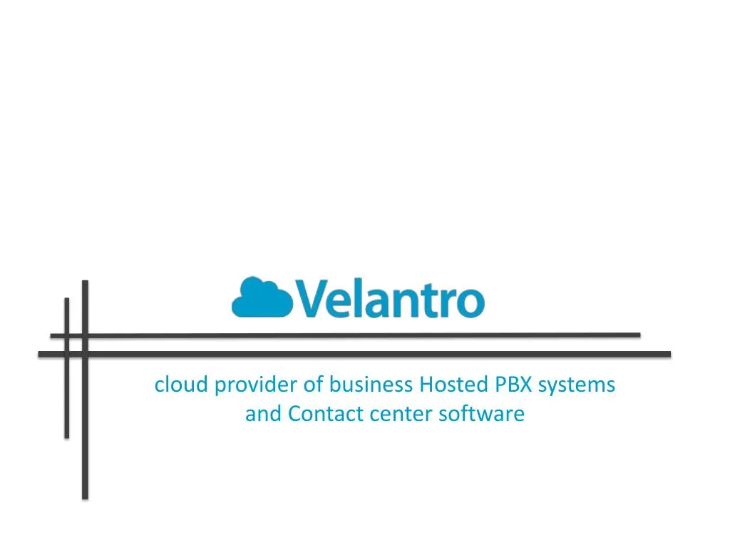 cloud provider of business hosted pbx systems and contact center software