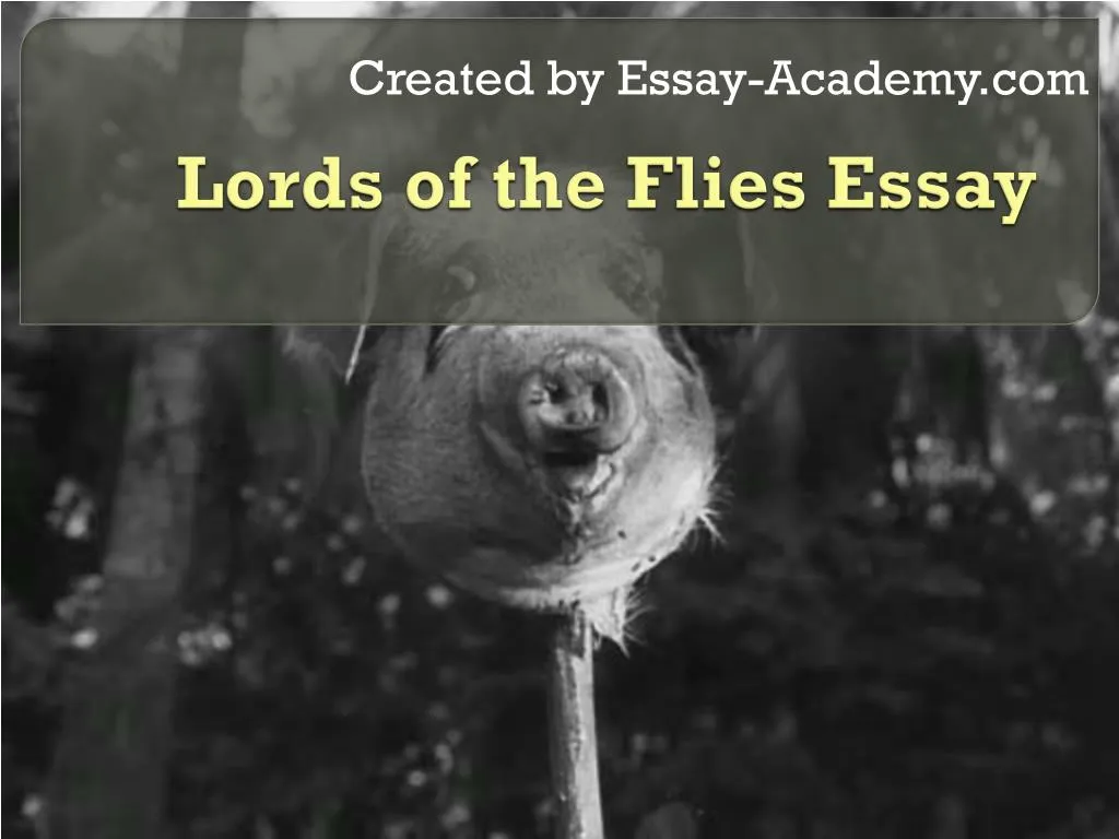 lords of the flies essay