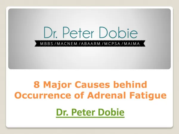 8 Major Causes behind Occurrence of Adrenal Fatigue