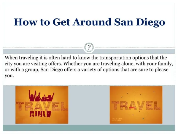 How to Get Around San Diego