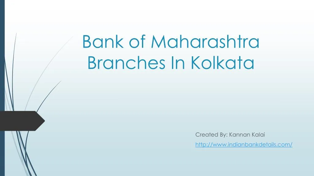 bank of maharashtra branches in kolkata