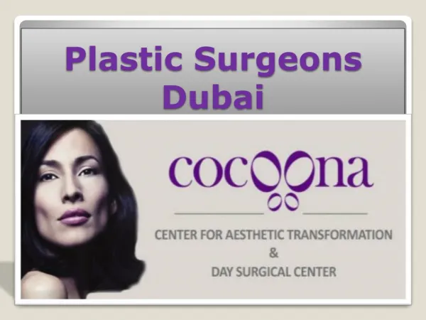 Cocoona Day Surgical Center | Plastic Surgery Dubai | Laser Surgery Dubai