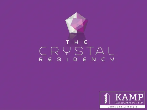 The Crystal Residency Best Residential Project in Delhi ncr