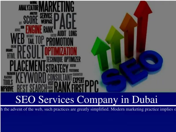 SEO Services Company in Dubai