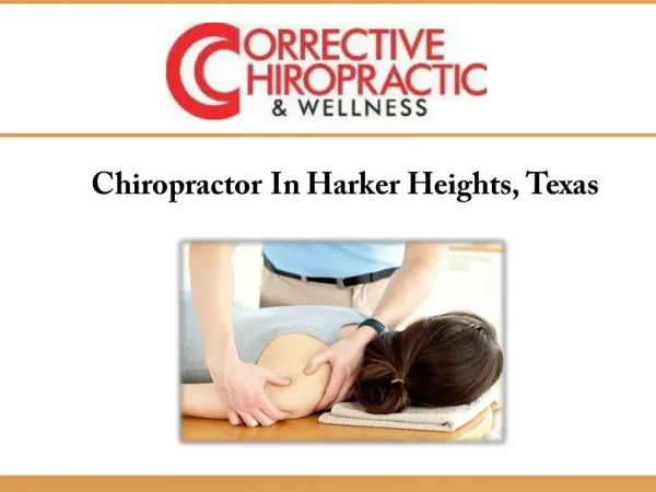 Chiropractor In Harker Heights, Texas