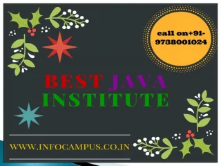 java training in bangalore - slide 1