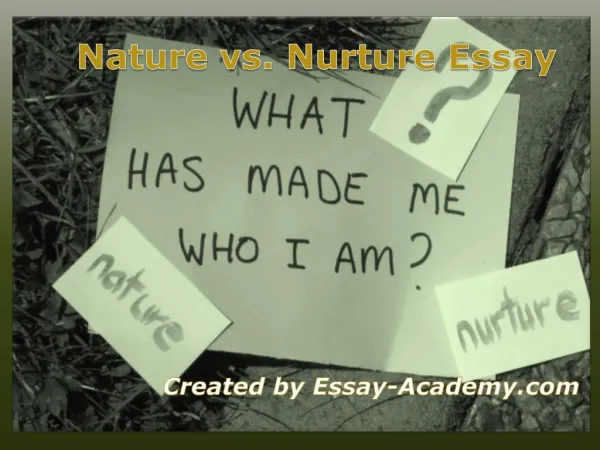 Nature vs Nurture Essay