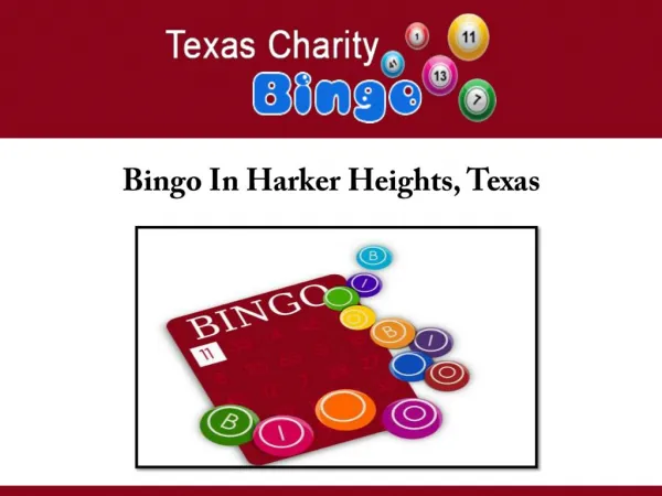 Bingo In Harker Heights, TX