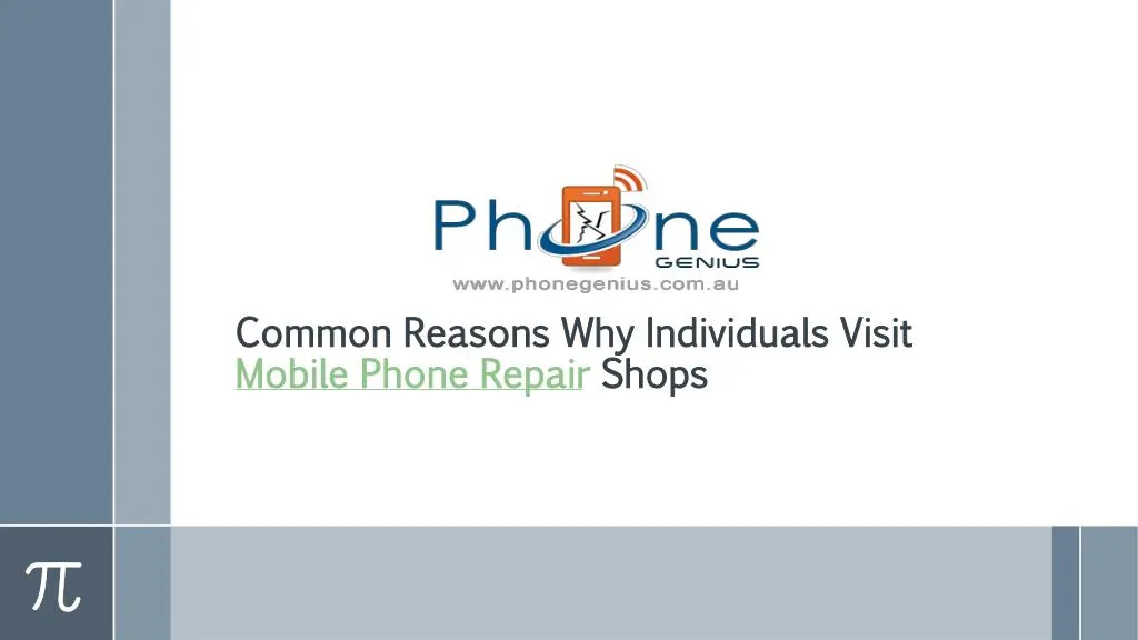common reasons why individuals visit mobile phone repair shops