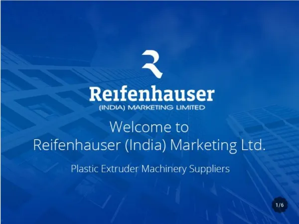 Reifenhauser (India) Marketing Ltd.