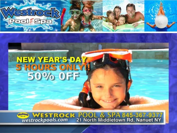 Westrock Pools New Year Special Offers