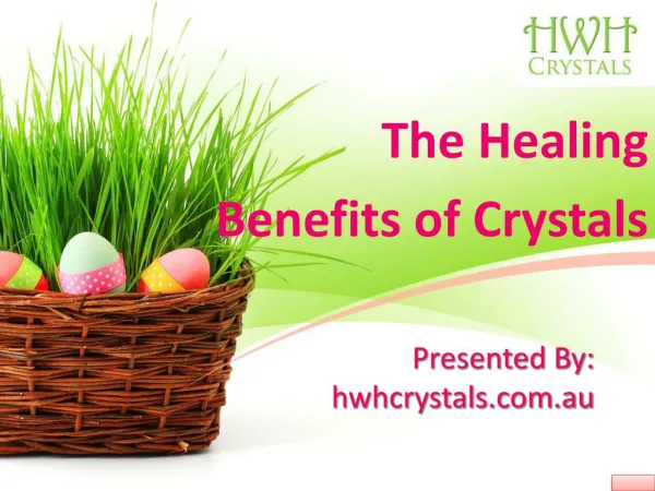 Crystals Benefit for Healing