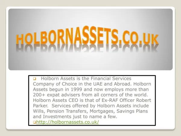 Holborn Assets
