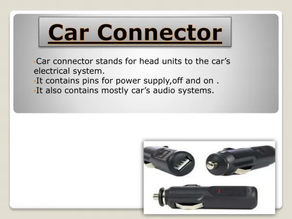 Car Connector Online In India