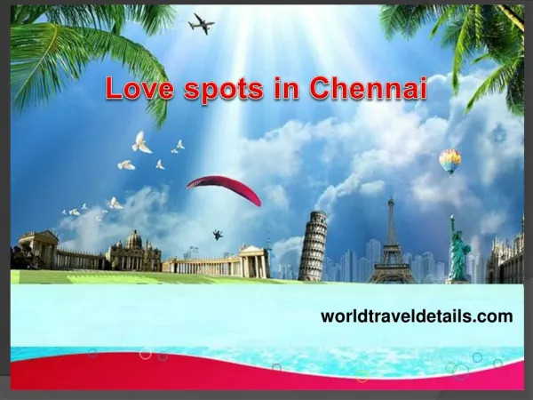 Love spots in Chennai