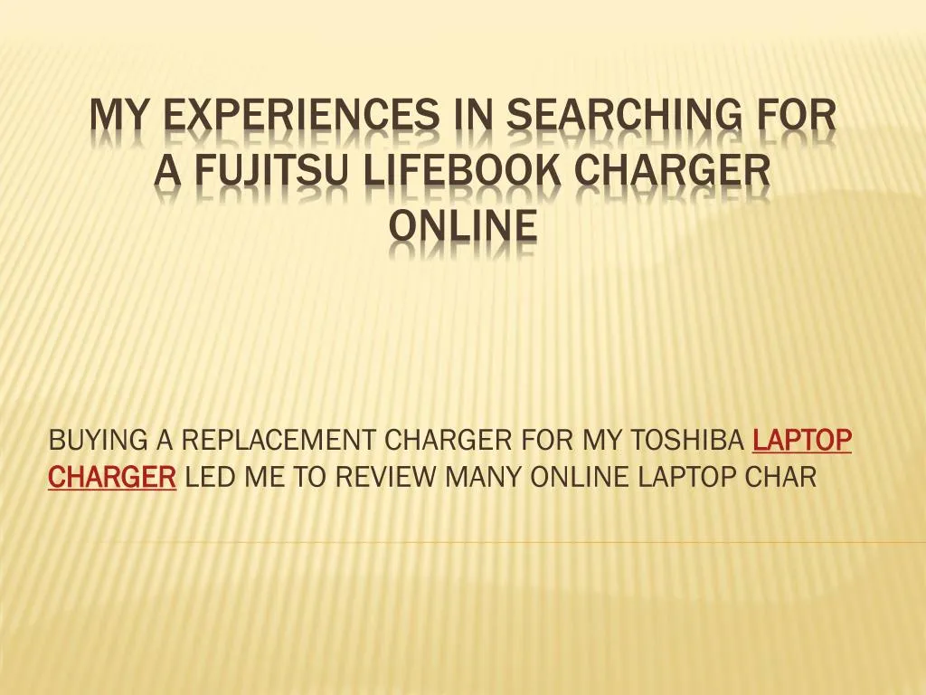 buying a replacement charger for my toshiba laptop charger led me to review many online laptop char